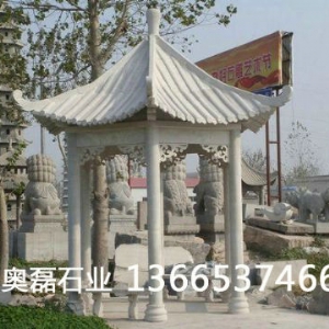 石雕凉亭